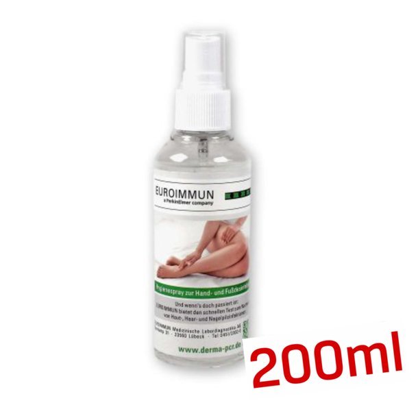 Handdesinfektionsmittel 200ml - in praktischer Pumpspray Flasche - inkl. Etikettendruck